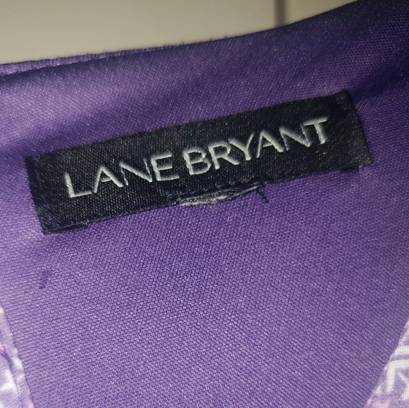 Lane Bryant (EUC) Boho Purple Medallion Printed Maxi Dress - Picture 7 of 10